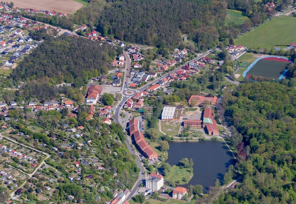 Luftbild Burg Stargard - Stadtansicht von Stargard im Bundesland Mecklenburg-Vorpommern