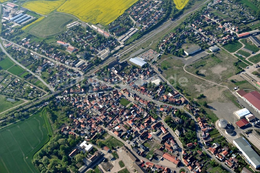 Luftbild Straußfurt - Stadtansicht von Straußfurt im Bundesland Thüringen