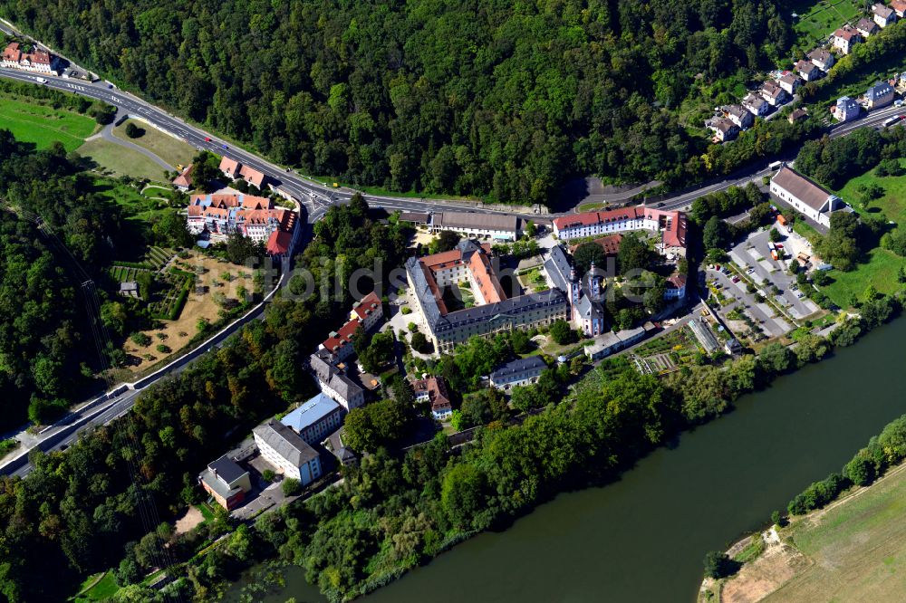 Luftbild Oberzell - Stadtansicht am Ufer des Flußverlaufes des Main in Oberzell im Bundesland Bayern, Deutschland