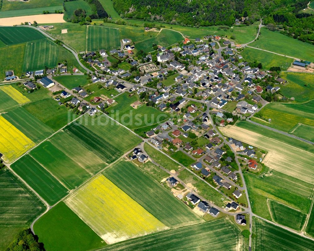 Weiler bei Bingen von oben - Stadtansicht von Weiler bei Bingen im Bundesland Rheinland-Pfalz