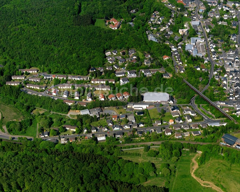 Luftaufnahme Westerburg - Stadtansicht von Westerburg im Bundesland Rheinland-Pfalz