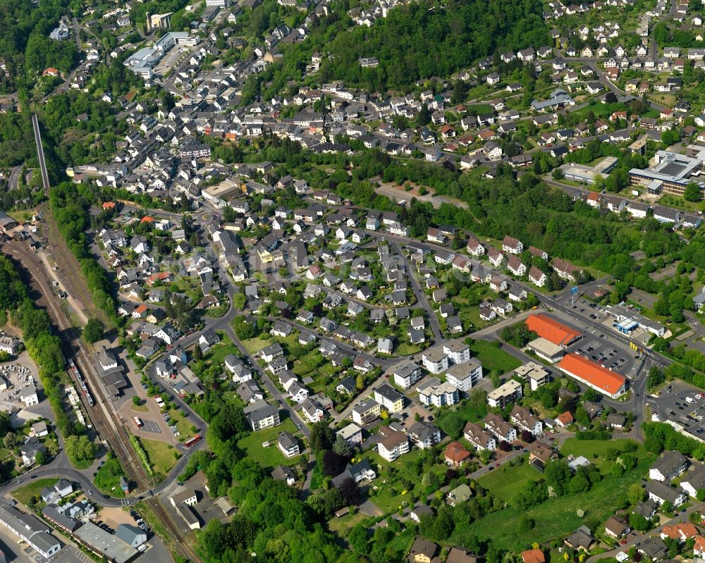 Luftaufnahme Westerburg - Stadtansicht von Westerburg im Bundesland Rheinland-Pfalz