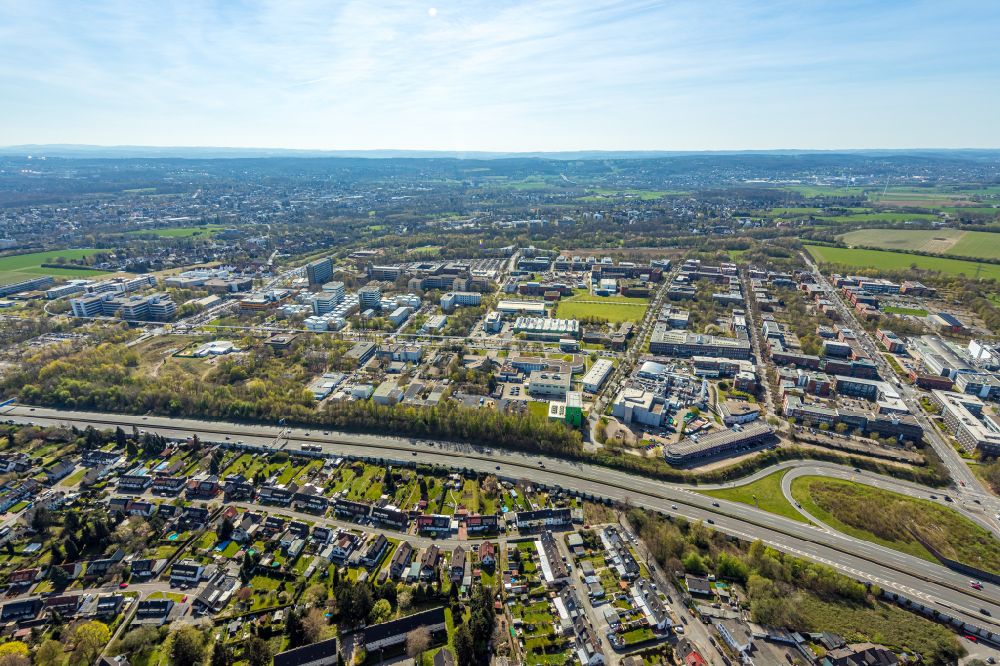 Luftaufnahme Dortmund - Stadtansicht im westlichen Stadtgebiet in Dortmund im Bundesland Nordrhein-Westfalen, Deutschland