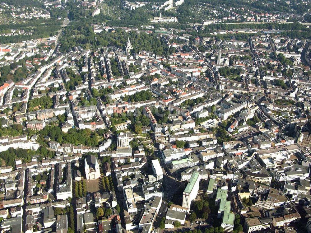 Wuppertal aus der Vogelperspektive: Stadtansicht Wuppertal
