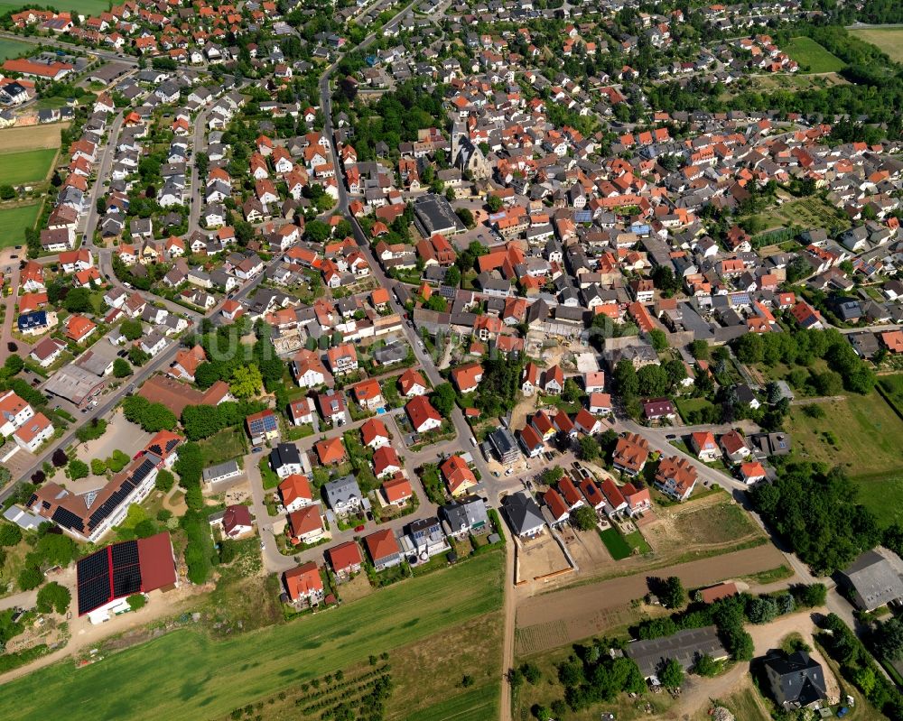 Luftaufnahme Zornheim - Stadtansicht von Zornheim im Bundesland Rheinland-Pfalz