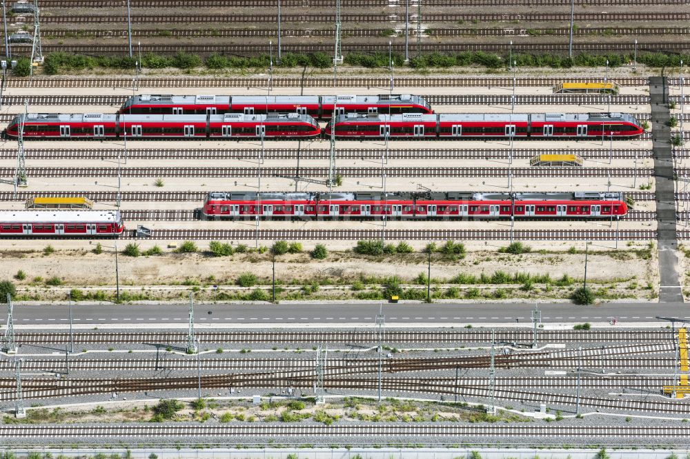 Luftbild Köln - Stadtbahn S-Bahn- Depot und Abstellgleise in Köln im Bundesland Nordrhein-Westfalen, Deutschland