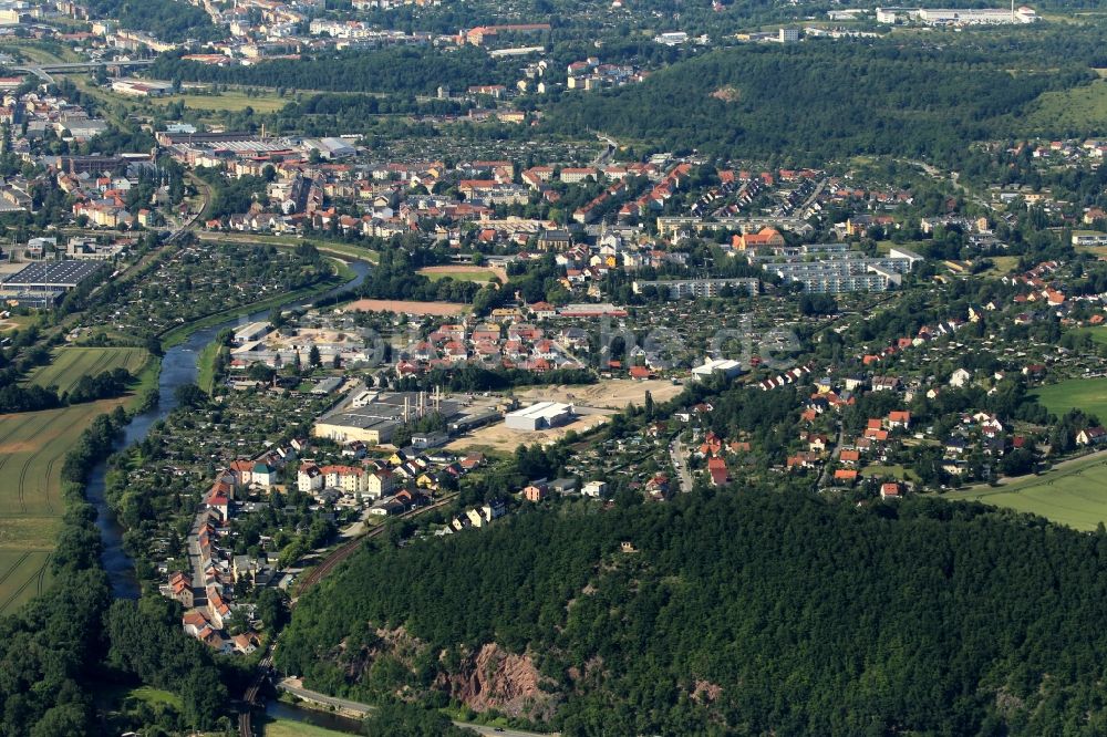 Luftaufnahme Gera - Stadteil Zwötzen von Gera im Bundesland Thüringen