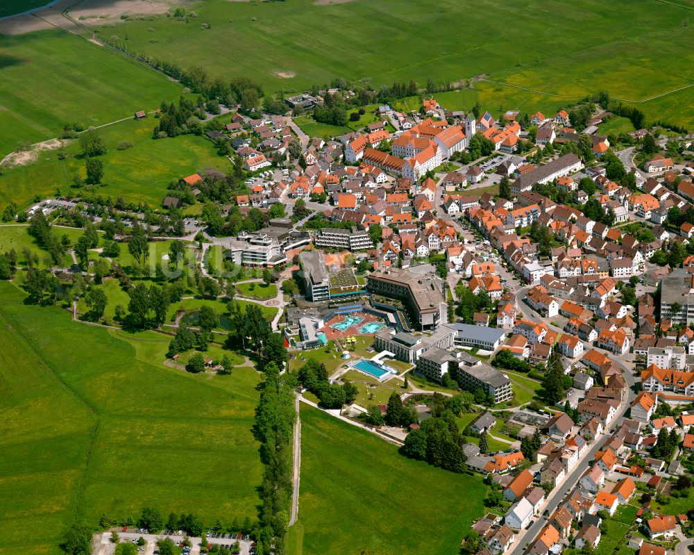 Kappel von oben - Stadtgebiet inmitten der Landwirtschaft in Kappel im Bundesland Baden-Württemberg, Deutschland