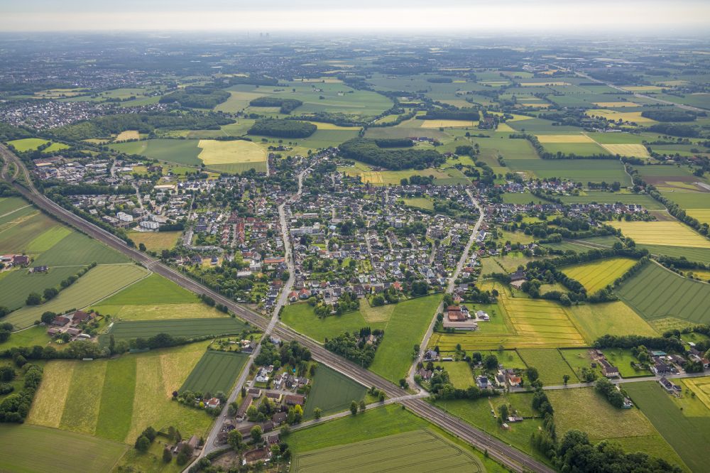 Luftbild Selmigerheide - Stadtgebiet inmitten der Landwirtschaft in Selmigerheide im Bundesland Nordrhein-Westfalen, Deutschland
