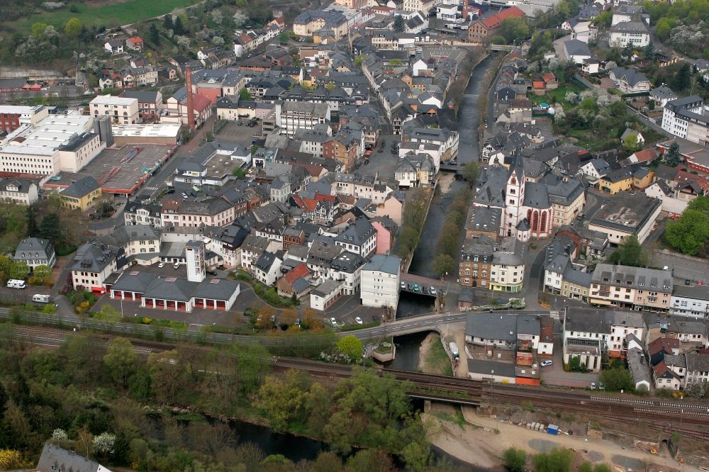 Luftbild Kirn - Stadtkern von Kirn im Bundesland Rheinland-Pfalz