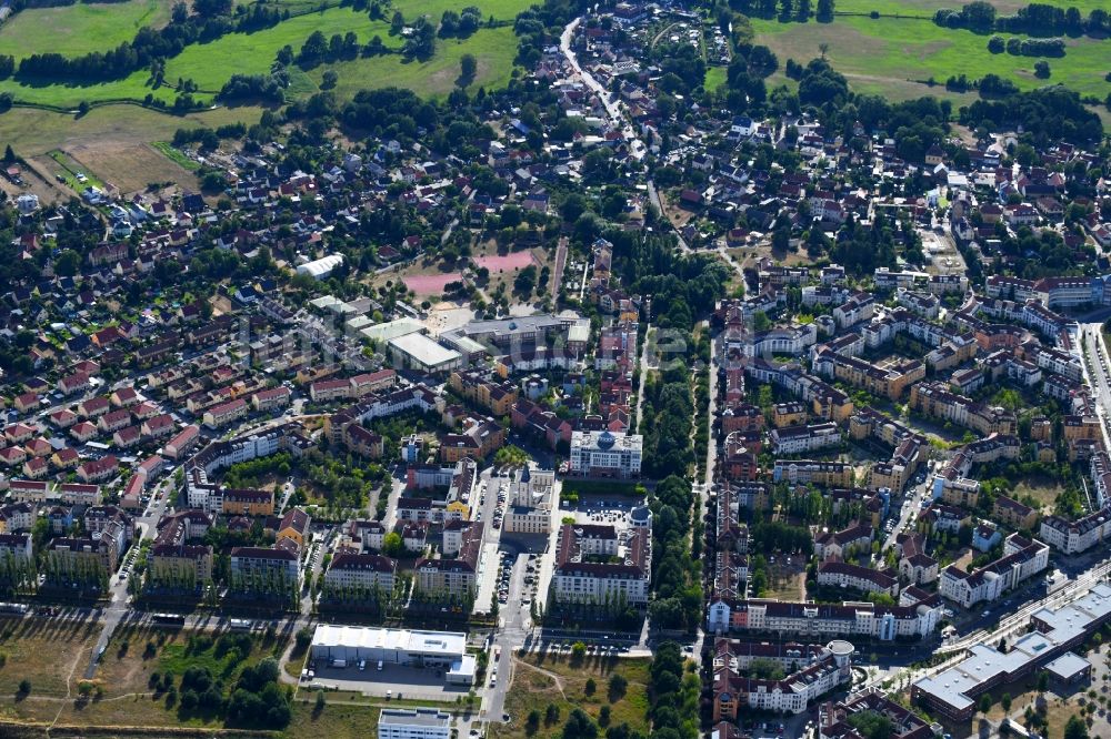 Luftbild Potsdam - Stadtrand und Außenbezirks- Wohngebiet Kirchsteigfeld in Potsdam im Bundesland Brandenburg, Deutschland