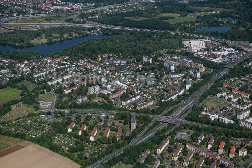 Luftbild Braunschweig - Stadtrand und Außenbezirks- Wohngebiete in Braunschweig im Bundesland Niedersachsen, Deutschland