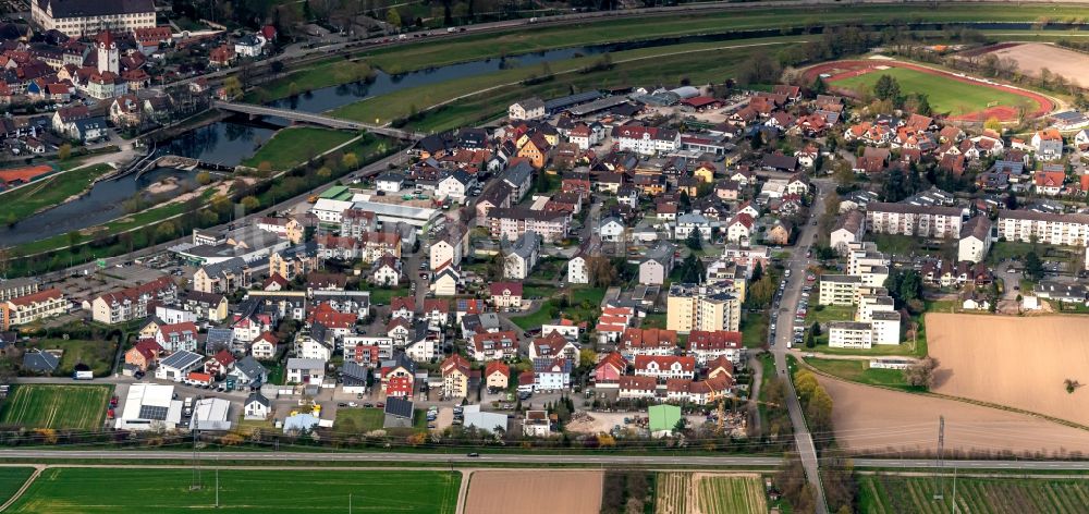 Luftbild Gengenbach - Stadtrand und Außenbezirks- Wohngebiete in Gengenbach im Bundesland Baden-Württemberg, Deutschland