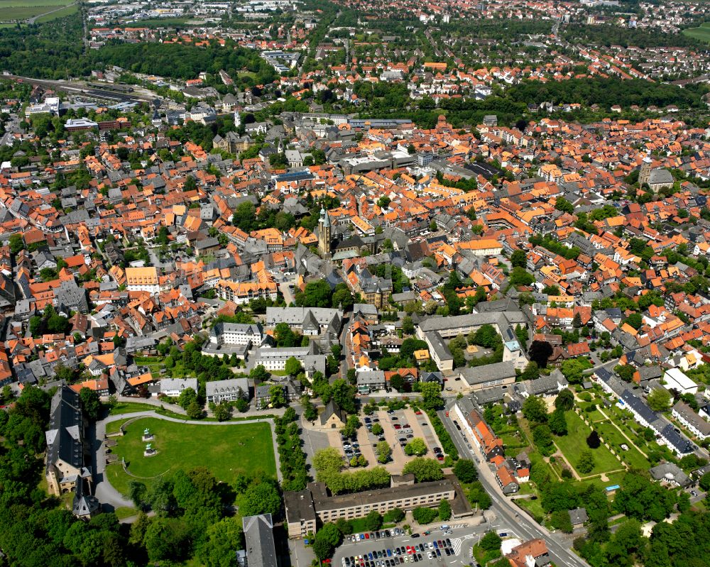 Luftaufnahme Georgenberg - Stadtrand und Außenbezirks- Wohngebiete in Georgenberg im Bundesland Niedersachsen, Deutschland