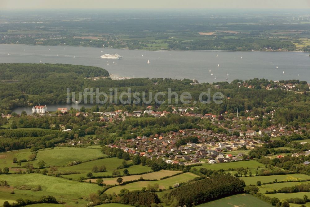 Luftbild Glücksburg - Stadtrand und Außenbezirks- Wohngebiete in Glücksburg im Bundesland Schleswig-Holstein