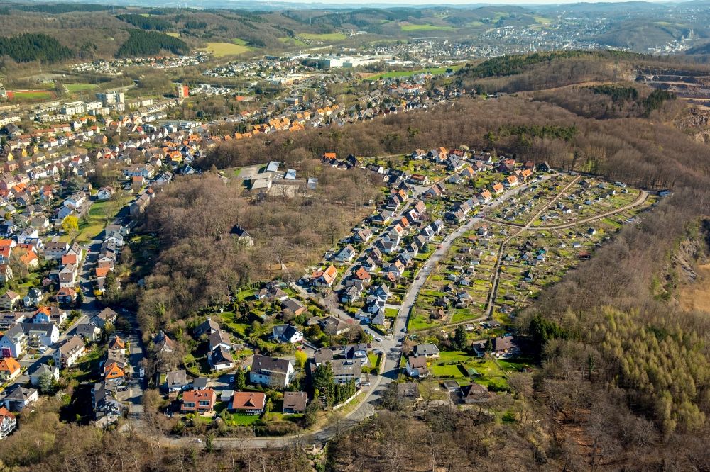 Luftbild Hohenlimburg - Stadtrand und Außenbezirks- Wohngebiete in Hohenlimburg im Bundesland Nordrhein-Westfalen
