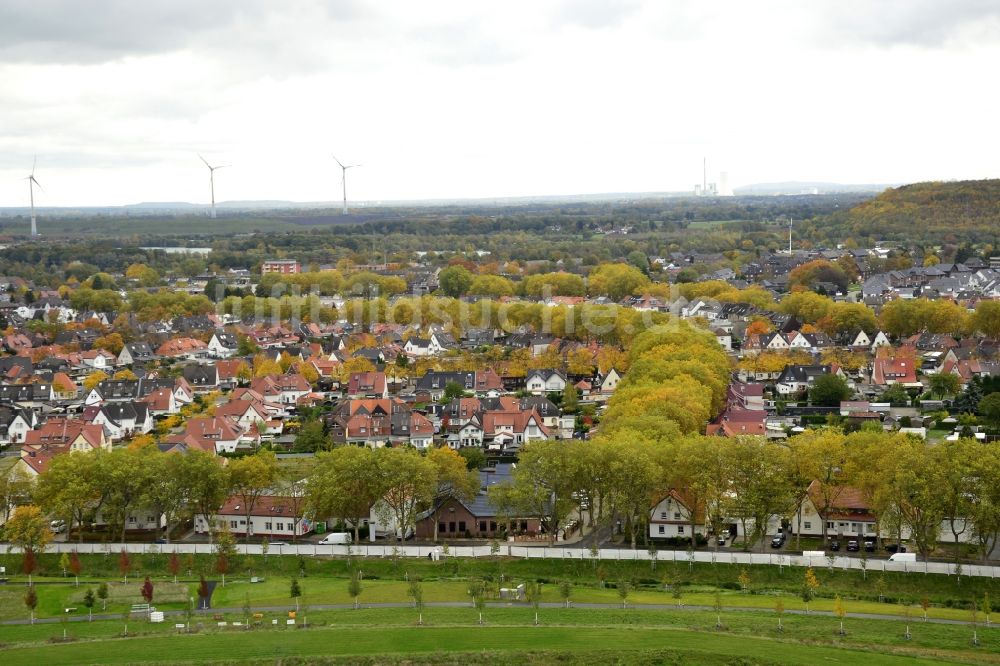 Kamp-Lintfort von oben - Stadtrand und Außenbezirks- Wohngebiete in Kamp-Lintfort im Bundesland Nordrhein-Westfalen, Deutschland