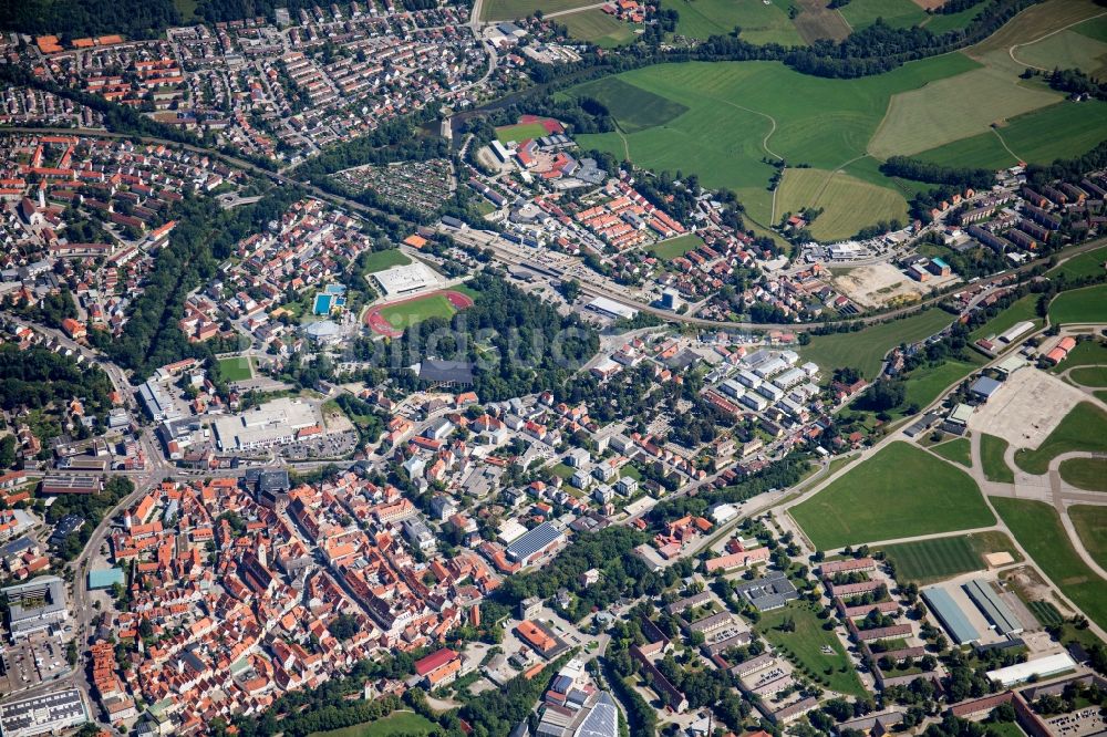 Luftbild Kaufbeuren - Stadtrand und Außenbezirks- Wohngebiete in Kaufbeuren im Bundesland Bayern, Deutschland
