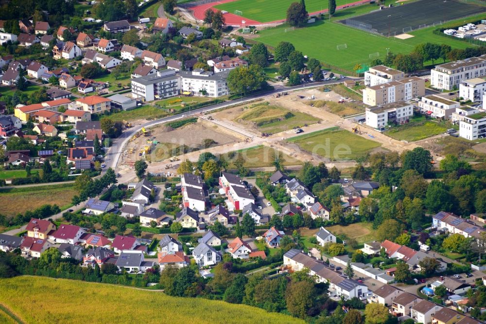 Luftaufnahme Kehl - Stadtrand und Außenbezirks- Wohngebiete in Kehl im Bundesland Baden-Württemberg, Deutschland
