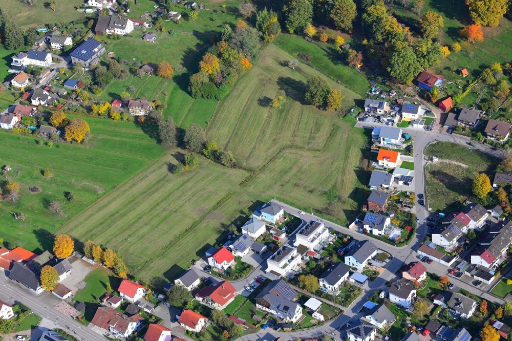 Luftbild Langenau - Stadtrand und Außenbezirks- Wohngebiete in Langenau im Bundesland Baden-Württemberg, Deutschland