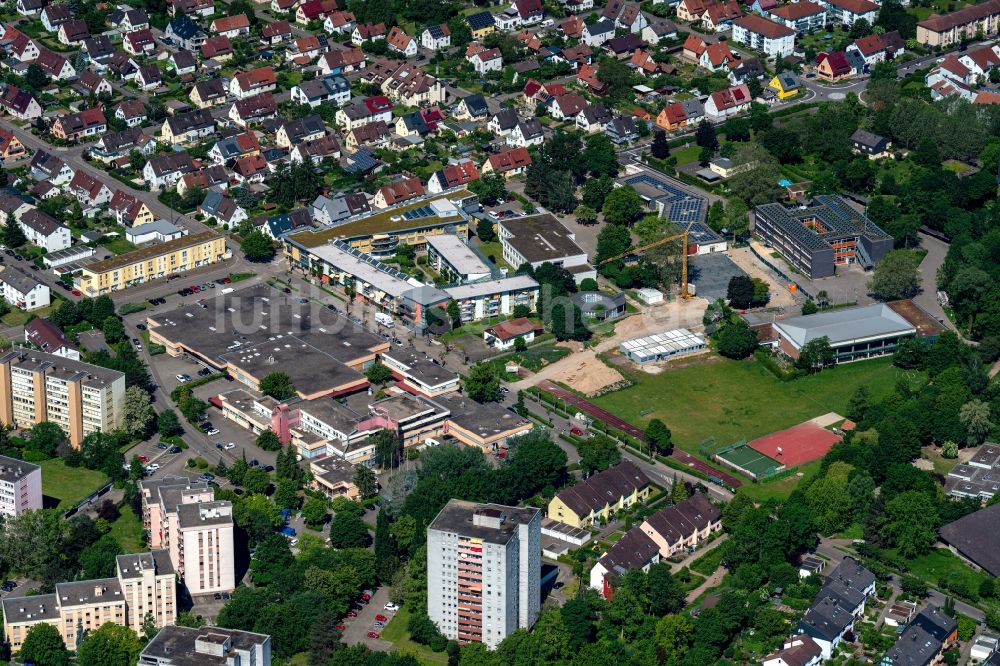 Luftbild Emmendingen - Stadtrand und Außenbezirks- Wohngebiete am Mühlbach in Emmendingen im Bundesland Baden-Württemberg, Deutschland