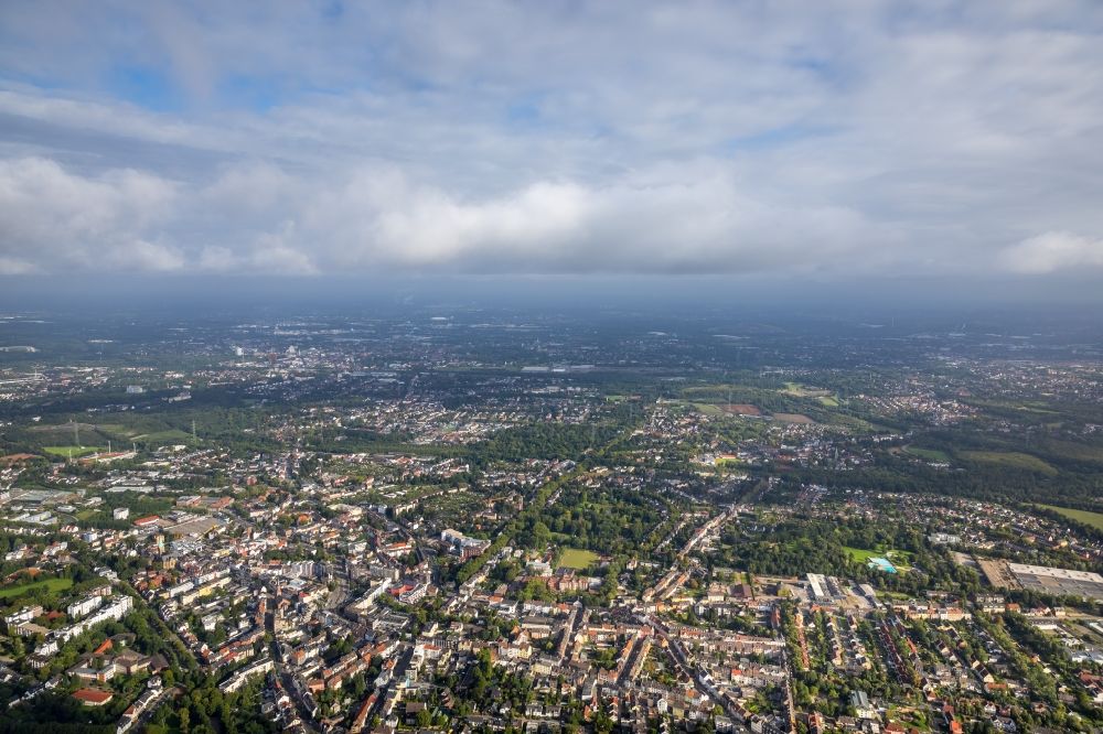 Luftbild Bochum - Stadtrand und Außenbezirks- Wohngebiete im Ortsteil Westenfeld in Bochum im Bundesland Nordrhein-Westfalen, Deutschland