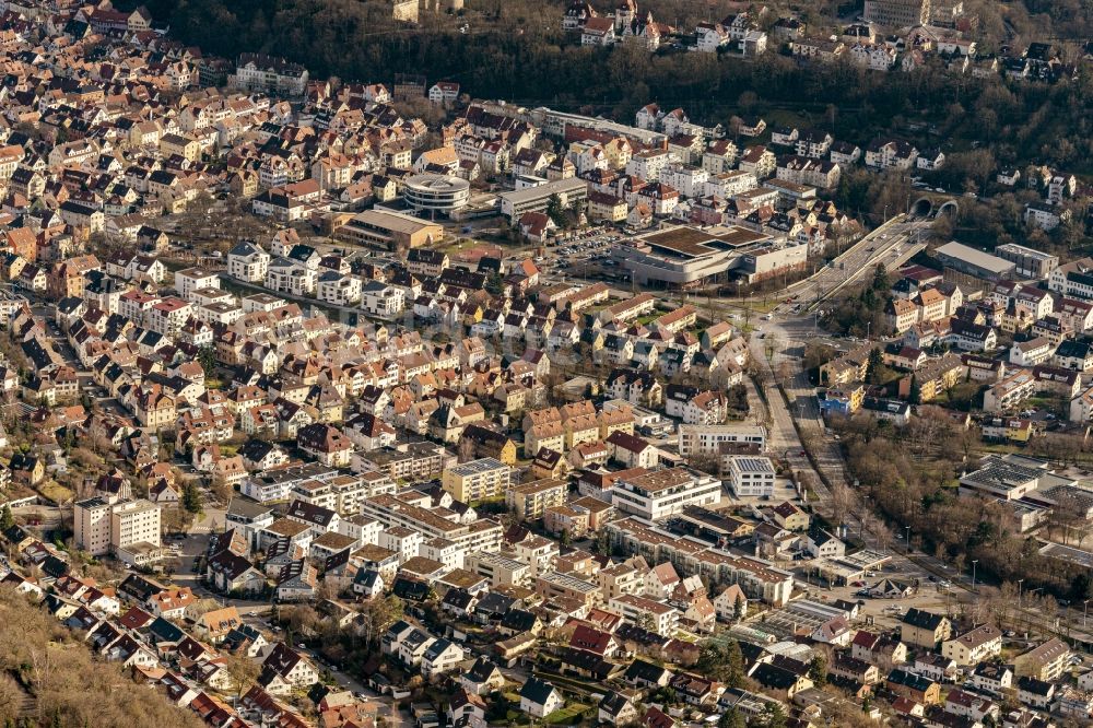 Luftbild Tübingen - Stadtrand und Außenbezirks- Wohngebiete an der B296 in Tübingen im Bundesland Baden-Württemberg, Deutschland