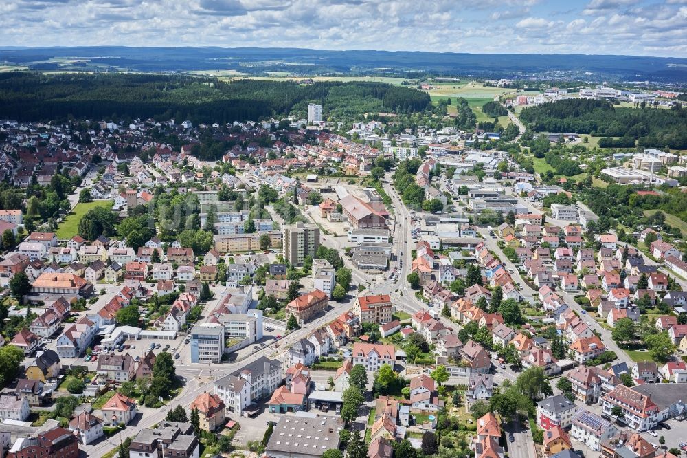 Luftbild Villingen-Schwenningen - Stadtrand und Außenbezirks- Wohngebiete in Villingen-Schwenningen im Bundesland Baden-Württemberg, Deutschland