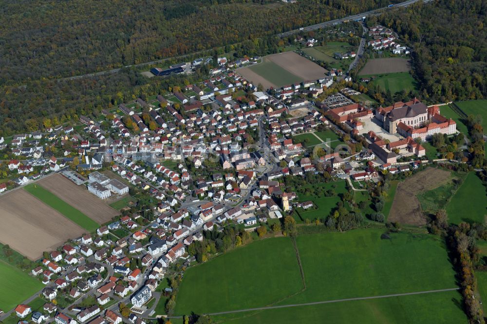 Ulm aus der Vogelperspektive: Stadtrand mit landwirtschaftlichen Feldern in Ulm im Bundesland Baden-Württemberg, Deutschland