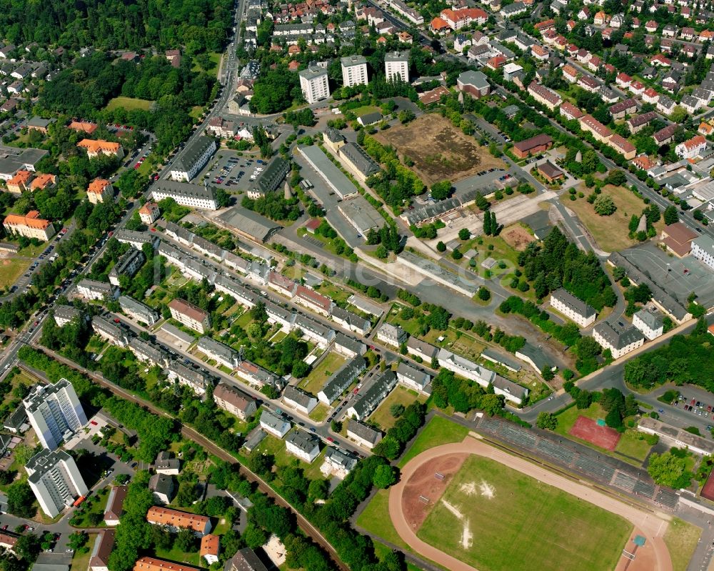Luftbild Gießen - Stadtteil- Ansicht in Gießen im Bundesland Hessen, Deutschland