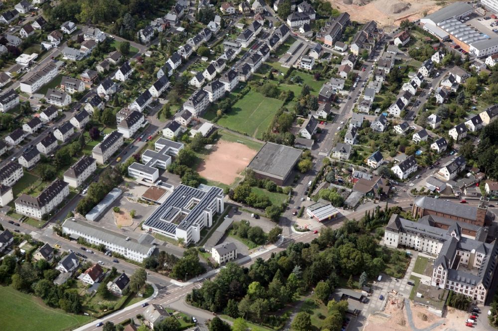 Luftbild Limburg an der Lahn - Stadtteil im Bereich der Wiesbadener Straße im Stadtgebiet in Limburg an der Lahn im Bundesland Hessen