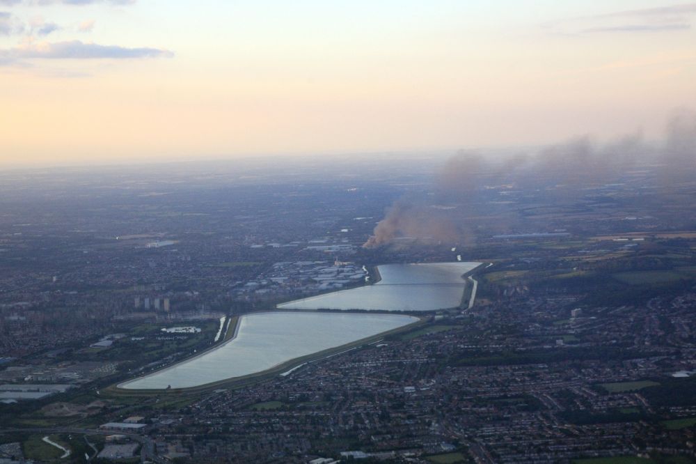 Luftaufnahme Enfield Town - Stadtteil Enfield von London in England
