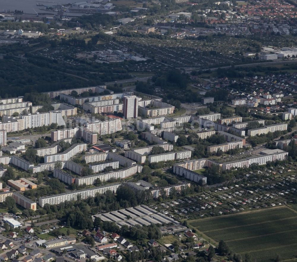 Luftbild Rostock - Stadtteil Evershagen in Rostock im Bundesland Mecklenburg-Vorpommern