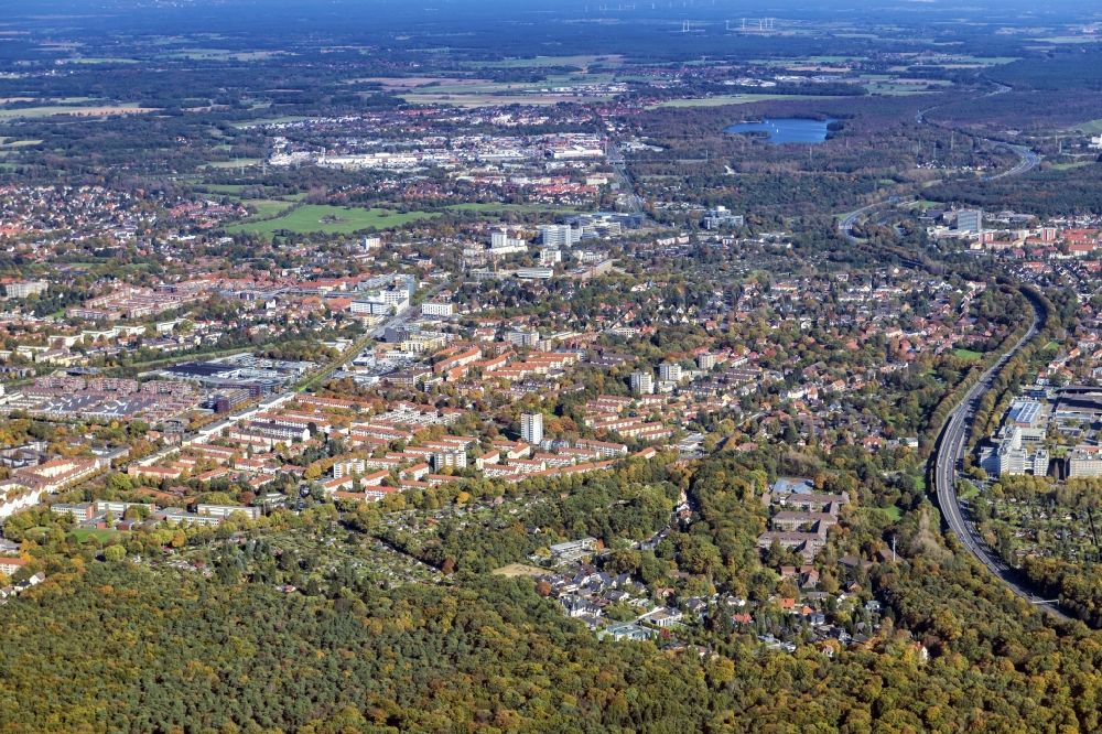 Luftbild Hannover - Stadtteil Groß Buchholz in Hannover im Bundesland Niedersachsen, Deutschland