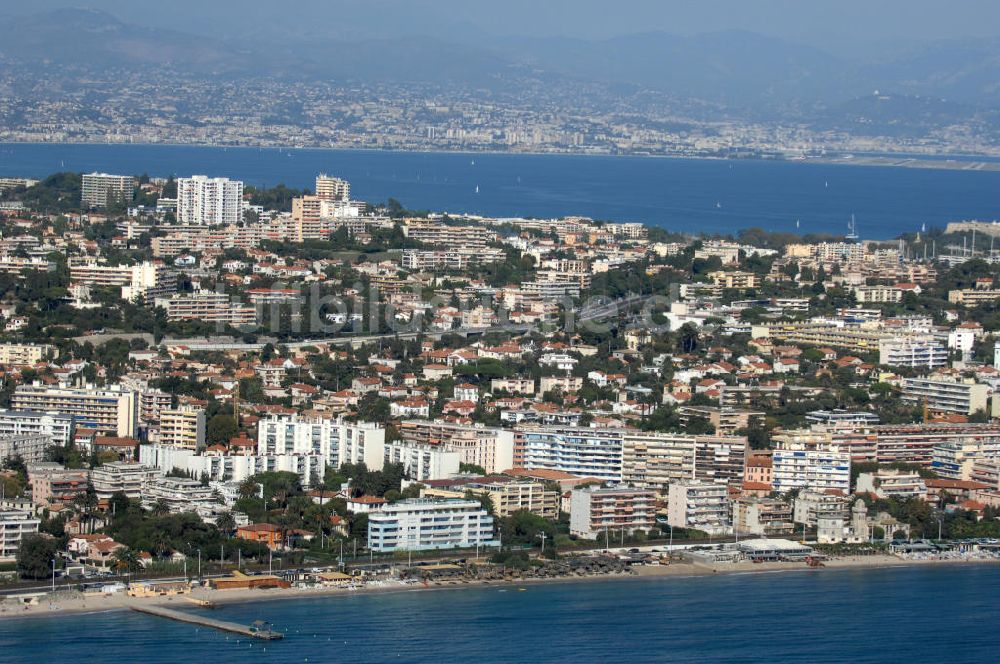Luftaufnahme Antibes - Stadtteil Juan-les-Pins von Antibes