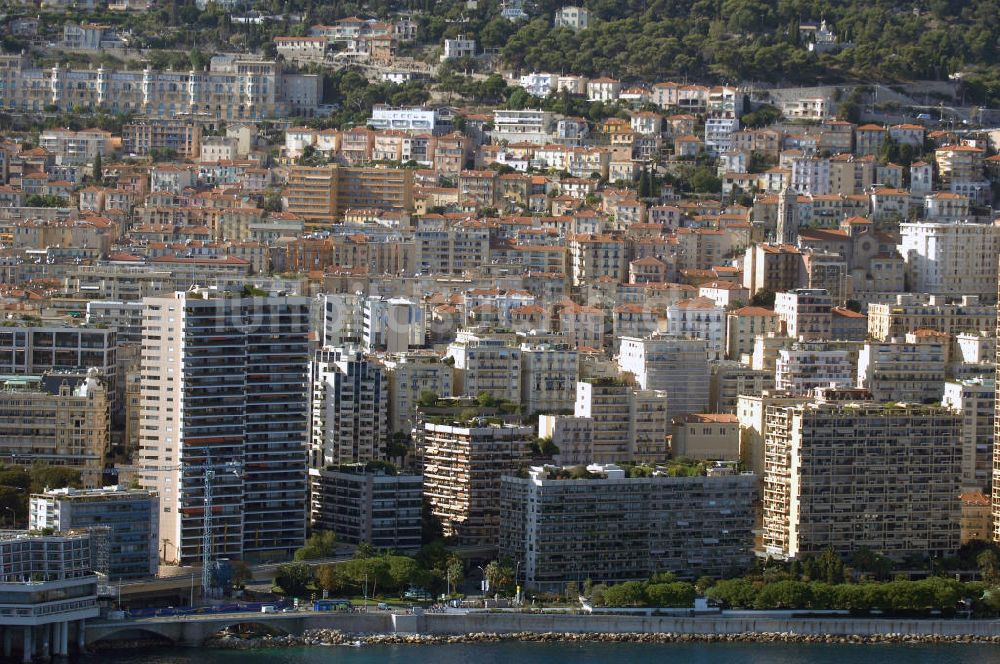 MONACO aus der Vogelperspektive: Stadtteil Monte Carlo von Monaco