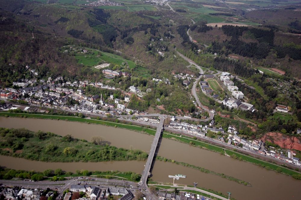 Luftbild Trier - Stadtteil West/Pallien in Trier im Bundesland Rheinland-Pfalz