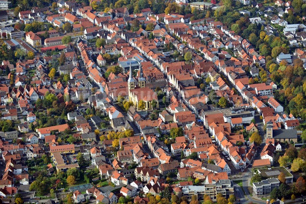 Luftbild Lemgo - Stadtteilansicht der Altstadt von Lemgo im Bundesland Nordrhein-Westfalen