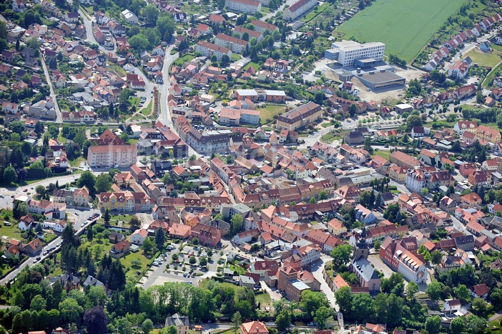 Luftbild Bad Berka - Stadtteilansicht von Bad Berka in Thüringen