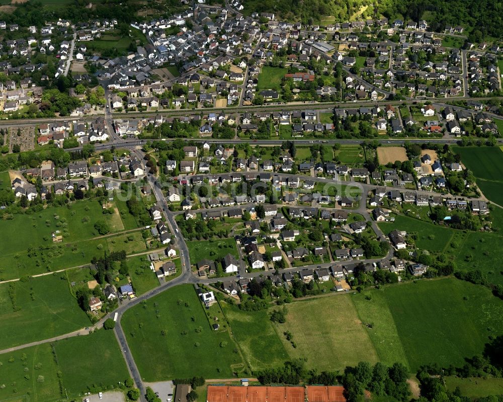Sinzig von oben - Stadtteilansicht von Bad Bodendorf in Sinzig im Bundesland Rheinland-Pfalz