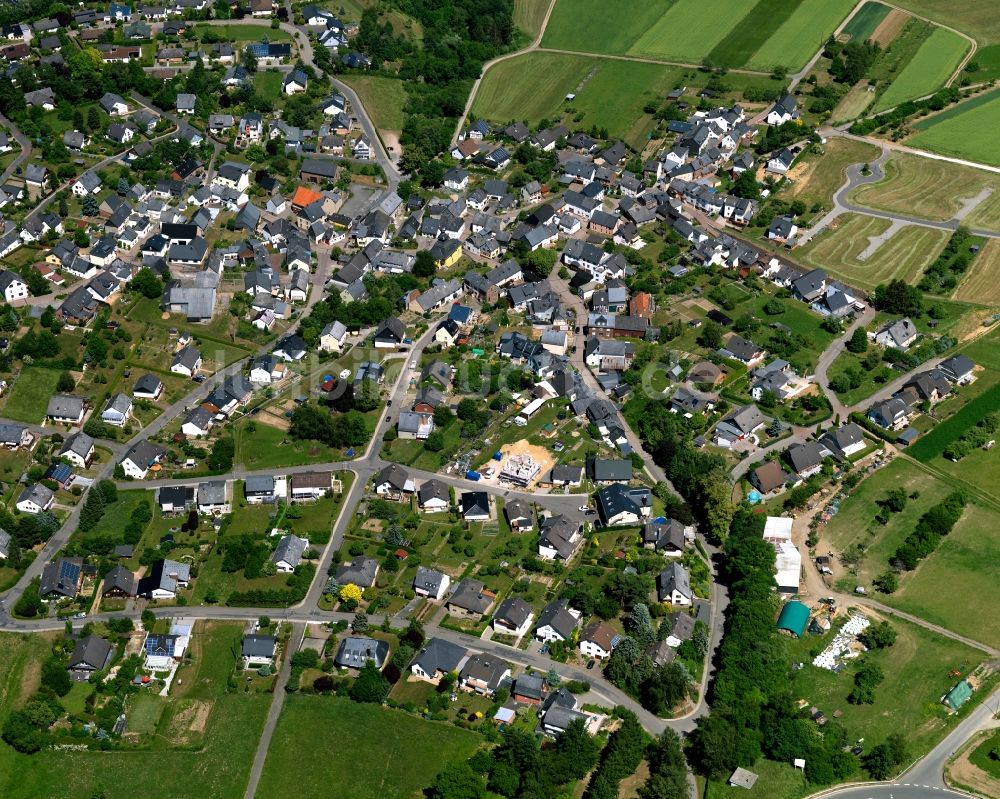 Sankt Goar aus der Vogelperspektive: Stadtteilansicht von Biebernheim in Sankt Goar im Bundesland Rheinland-Pfalz