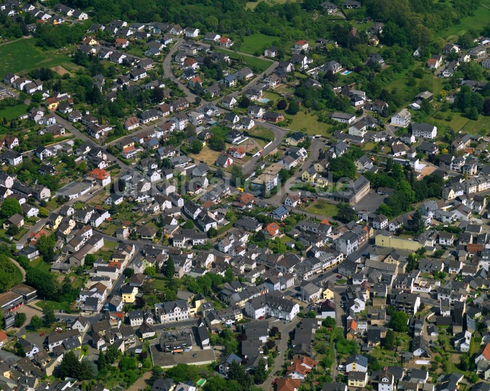 Neuwied aus der Vogelperspektive: Stadtteilansicht von Heimbach-Weis in Neuwied im Bundesland Rheinland-Pfalz