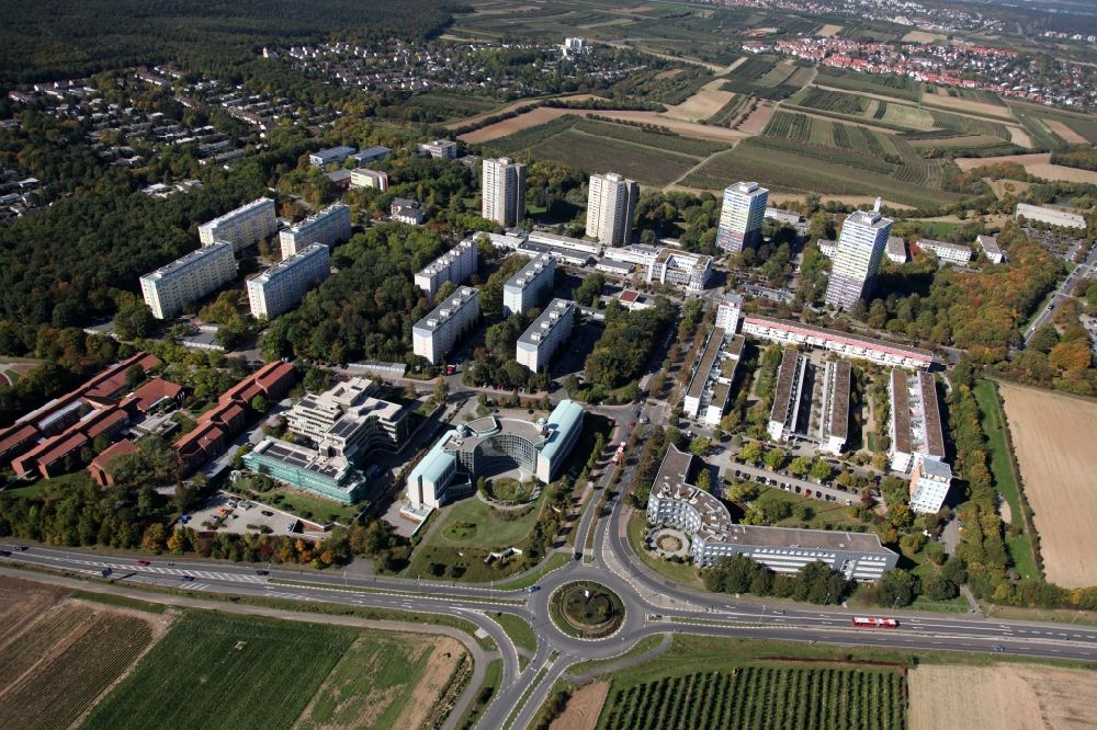 Luftbild Mainz - Stadtteilansicht von Lerchenberg in Mainz im Bundesland Rheinland-Pfalz