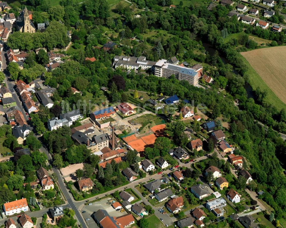 Meisenheim von oben - Stadtteilansicht von Meisenheim im Bundesland Rheinland-Pfalz