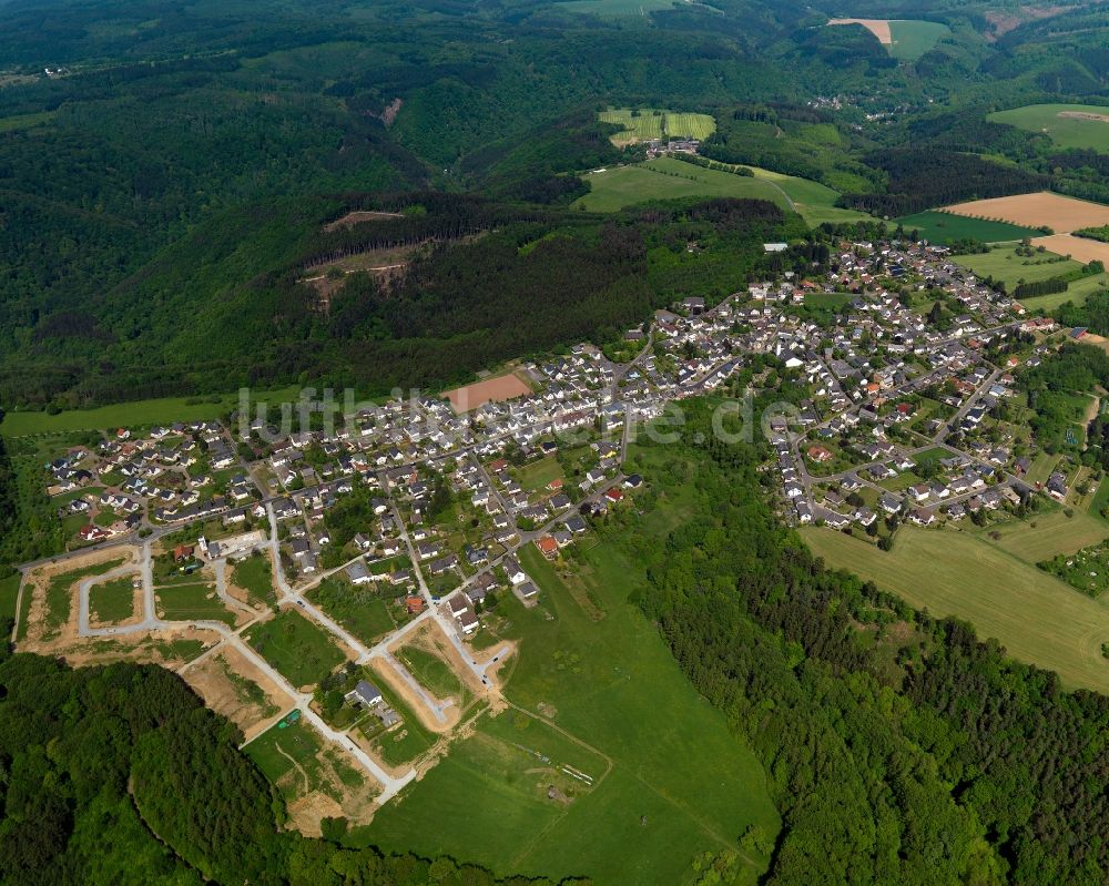 Luftaufnahme Bendorf - Stadtteilansicht von Stromberg in Bendorf am Rhein im Bundesland Rheinland-Pfalz