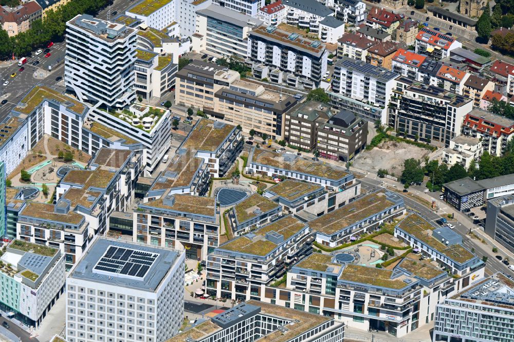 Luftbild Stuttgart - Stadtteilzentrums Milaneo im Europaviertel der Landeshauptstadt Stuttgart im Bundesland Baden-Württemberg BW