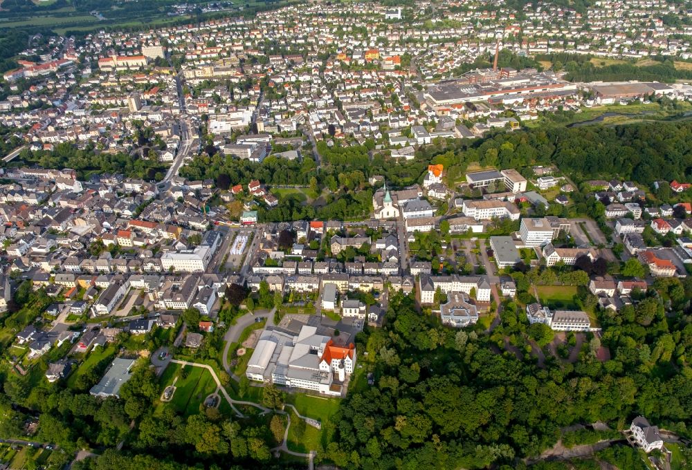 Luftbild Arnsberg - Stadtzentrum im Innenstadtbereich in Arnsberg im Bundesland Nordrhein-Westfalen