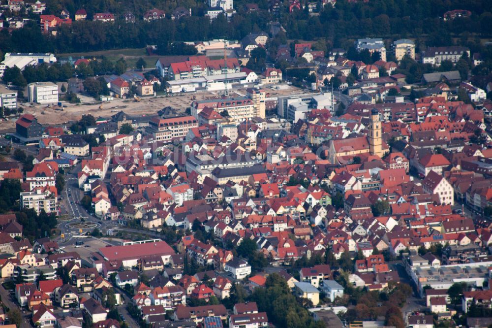 Luftbild Bad Mergentheim - Stadtzentrum im Innenstadtbereich in Bad Mergentheim im Bundesland Baden-Württemberg, Deutschland