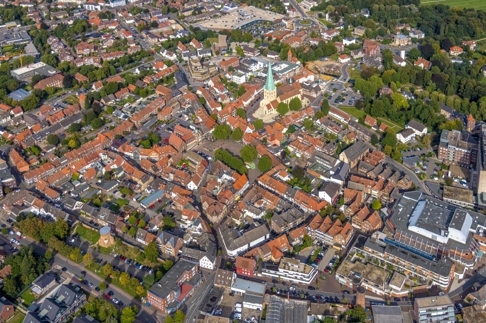 Luftbild Borken - Stadtzentrum im Innenstadtbereich in Borken im Bundesland Nordrhein-Westfalen, Deutschland