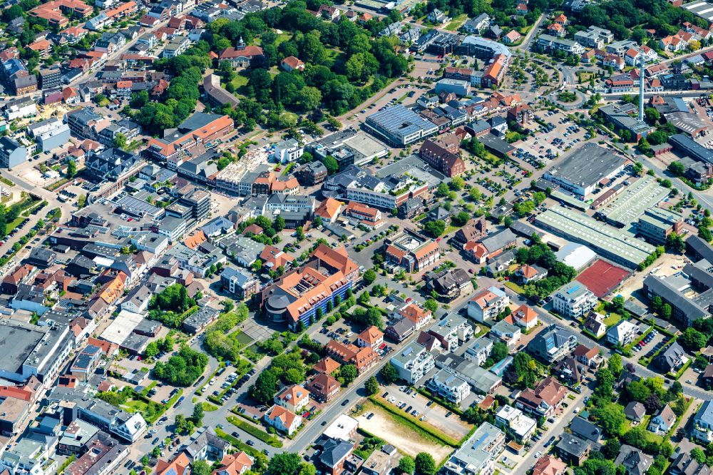 Luftbild Cloppenburg - Stadtzentrum im Innenstadtbereich in Cloppenburg im Bundesland Niedersachsen